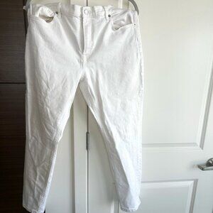Everlane White Straight Legged Denim